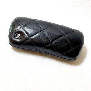 Authentic CHANEL Quilted Eyeglass Case